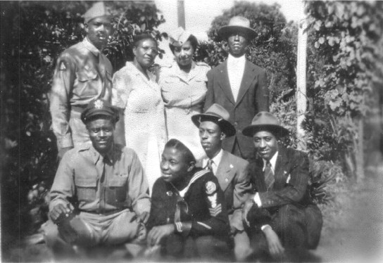People who knew the Bailey brothers credit their parents, Archie and Josephine, for instilling in their children high standards. They pose with their children and daughters-in law in the photo above. From the left kneeling in the front row: Charles, Carl, Berlin and Harding. Standing at left: Maurice, Josephine, Maurice’s wife, Olive, and Archie.