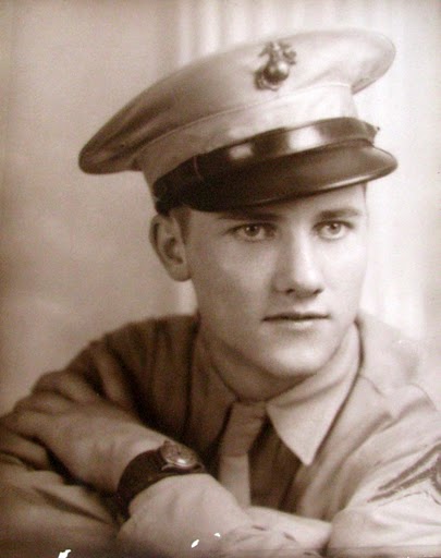 This was Willard Chamberlin at 17 when he graduated from cooks and bakers school in the Marines and joined the 1st Marine Division in the Pacific during World War II. Photo provided