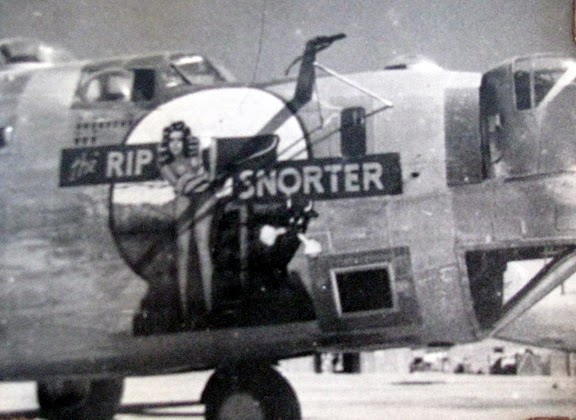 The nose art on this B-24 "Liberator" was a sign of the times in Australia during World War II. Photo provided