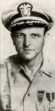 Capt. Ralph Styles in his early 30's when he was commanding the Sea Devil during World War II. He had just received his first Legion of Merit and his first Navy Cross.