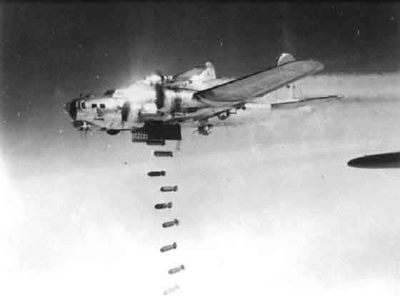  A B-17 like this one was similar to the one 2nd Lt. Leonard Pogue was shot down in over Holland during World War II. Photo provided