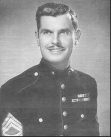 Errol Flynn look-alike: Ernie O'Brien of Port Charlotte, Fla. is pictured in 1949 when he was serving in China with the U.S. Marine Corps. Photo provided