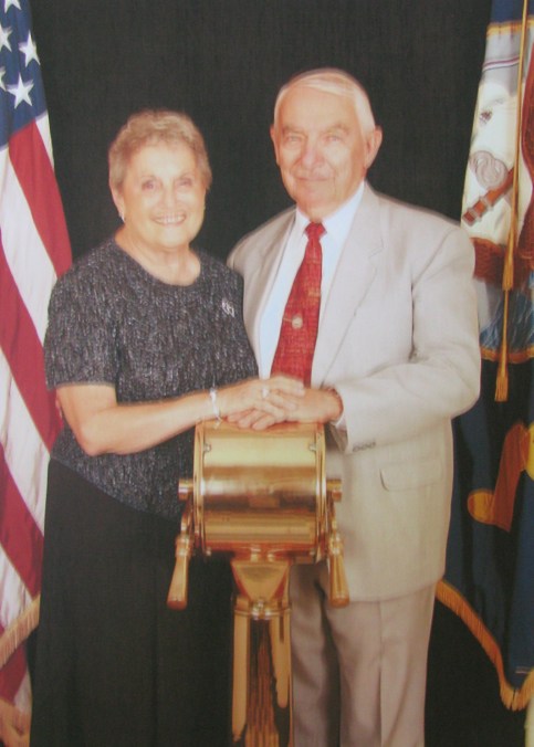 Bob and Cozette Thomas photographed more recently doing ministerial work. Photo provided