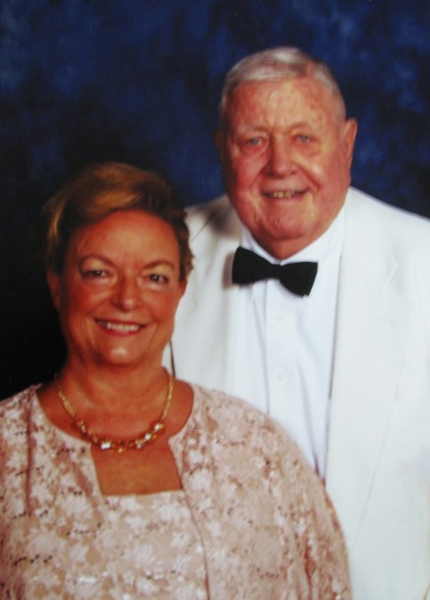 Sharyn and Bob Dickinson are all dressed up for a recent local soiree'. Photo provided