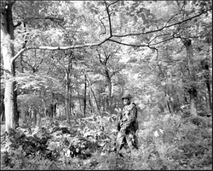 With his camoflage uniform on, Bryan takes part in his second summer training maneuvers at the conclusion of his sophomore year at West Point. Photo provided by Bryan Coward