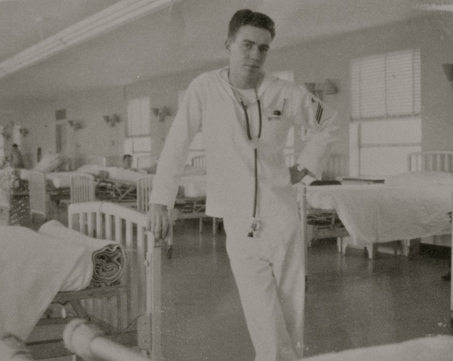  Pulver was a Navy Hospital Corpsman 3rd Class working at the Portsmouth Naval Hospital in Portsmouth, Va. Photo provided