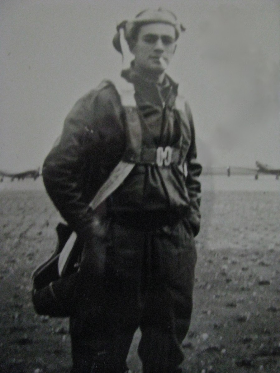 Gumley was learning to fly at glider at the field in Lubbock, Texas when this picture was snapped. Photo provided 