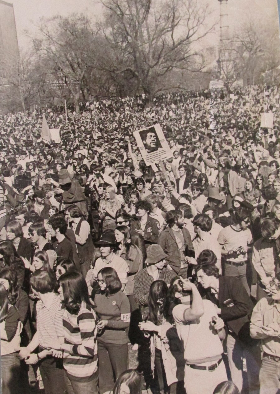 Anti-War Protesters were out in force in San Francisco when Sgt. Jack Freeman returned from the Vietnam War in 1969. Photo provided