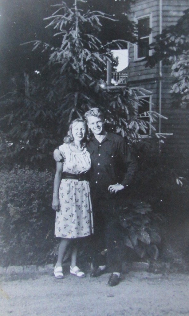 Pollyann and Dick, high school sweethearts, got married right after the war. They had six children of their own and adopted two more during their decades-long marriage. Photo provided