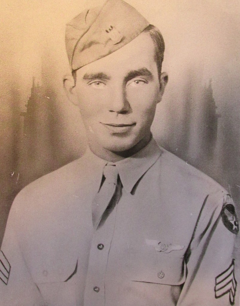 Sgt. Bob Herres was 20 when this picture was taken. He was in the 15th Air Force in Italy when his B-24 "Liberator" bomber was shot down over enemy territory. Photo provided