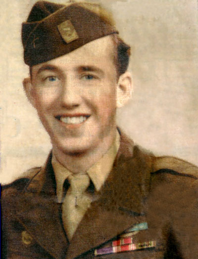  This picture of Pvt. William McWha was taken when he was 20 about the time he was discharged from the Army. Note the Combat Infantry Badge and the five Battle Stars on the ribbon. He saw action in the five campaigns during World War II in Europe with Gen. George Patton's 3rd Army
