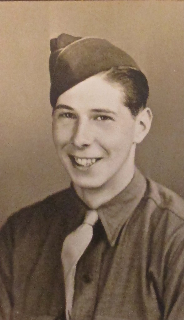  Pfc. Don Schmitt was 18 years old and just out of boot camp when this picture was taken in 1945. Photo provided