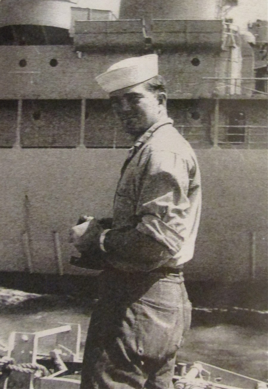 Master Chief Lee Mauk USN ret. of Venice was senior electrician aboard the USS Skate the first nuclear sub to crack the Polar icecap in winter during a 1958 cruse. Photo provided