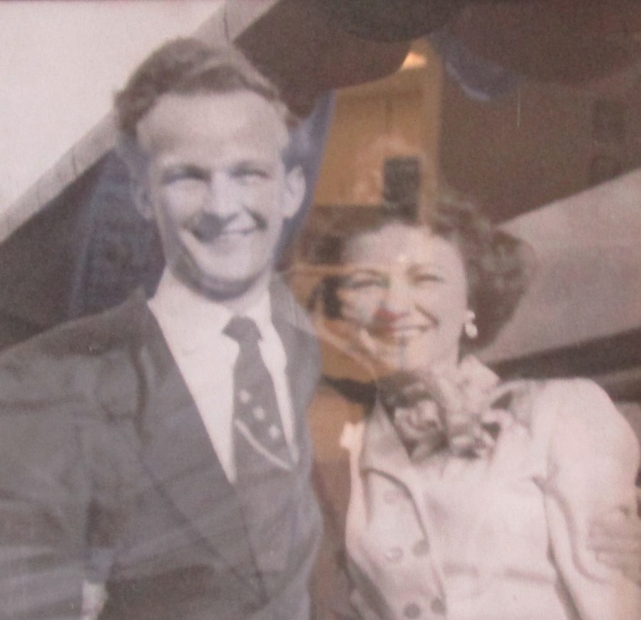 Walter and his wife "Curly." Photo provided