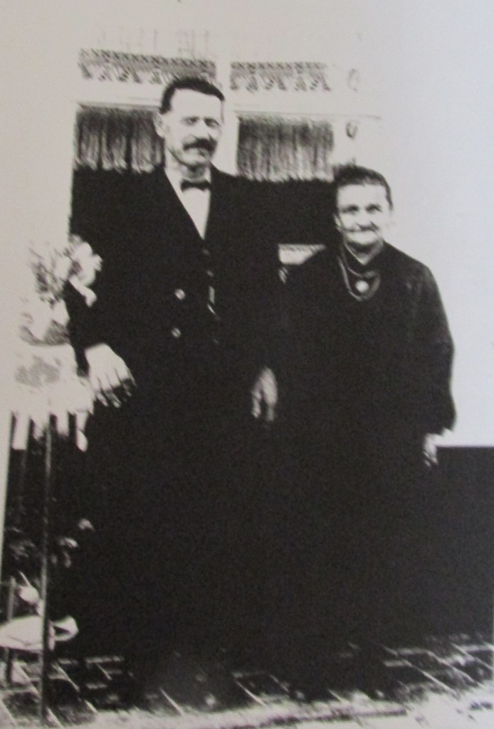 Gentiel and Marie Meersman are pictured in their home near Luxembourg City, Belgium home sometime before his grandfather was shot by the Germans during the war. Photo provided