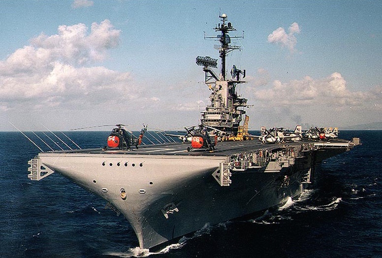 The USS Yorktown (CV-17) is the carrier Jim Williams first served aboard 50 years ago. This is the ship whose flight deck he was never going to walk on again at night until he was shown the ropes by a warrant officer on his first day at sea. Navy photo