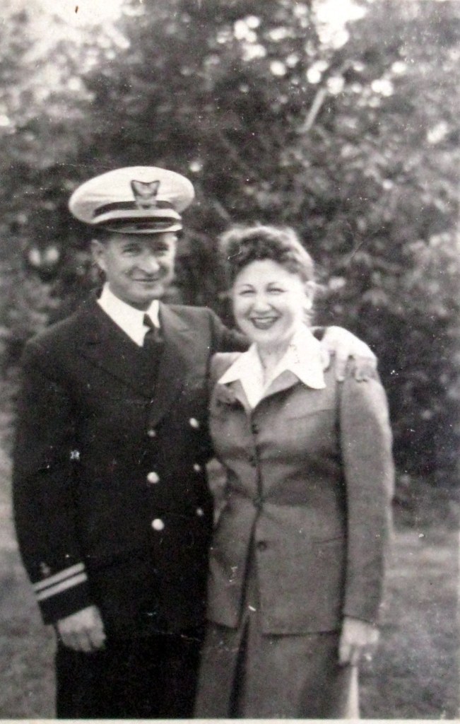 Ed and his wife, Evelyn, during World War II. Photo provided