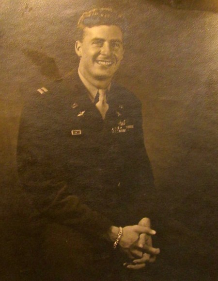 This was Capt. Ackerman in his mid-20s during the Second World War when he was the executive officer of the 320th Bomb Group, 12th Air Force flying out of Sardinia with a squadron of B-26 attack bombers. Photo provided