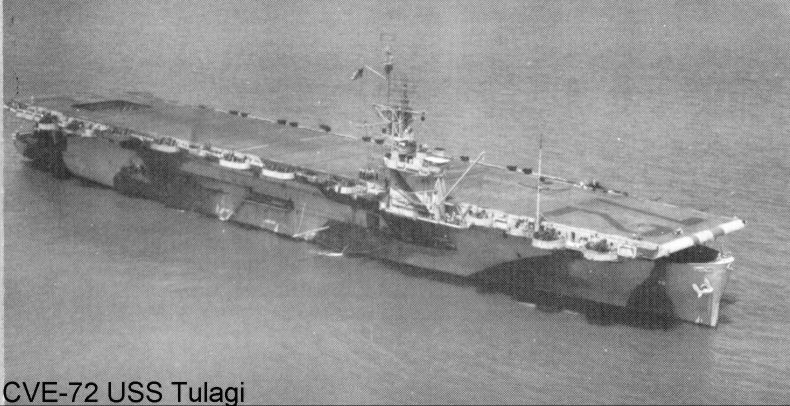 Wildcat fighter plane pilots recall landing on the 512 foot deck of the USS Talagi was like landing on a postage stamp. Photo provided