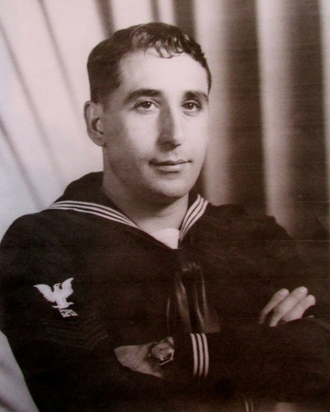 This was Art Nicholas in his 20s when he served aboard an LST during World War II. Photo provided