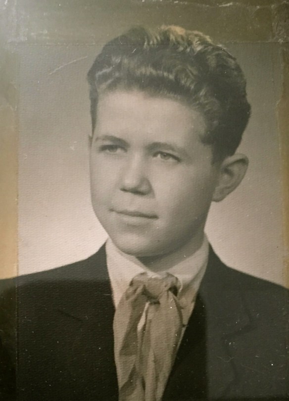 Leslie is shown here at 15 when he and his father fought the Russians in the Budapest uprising. Photo provided